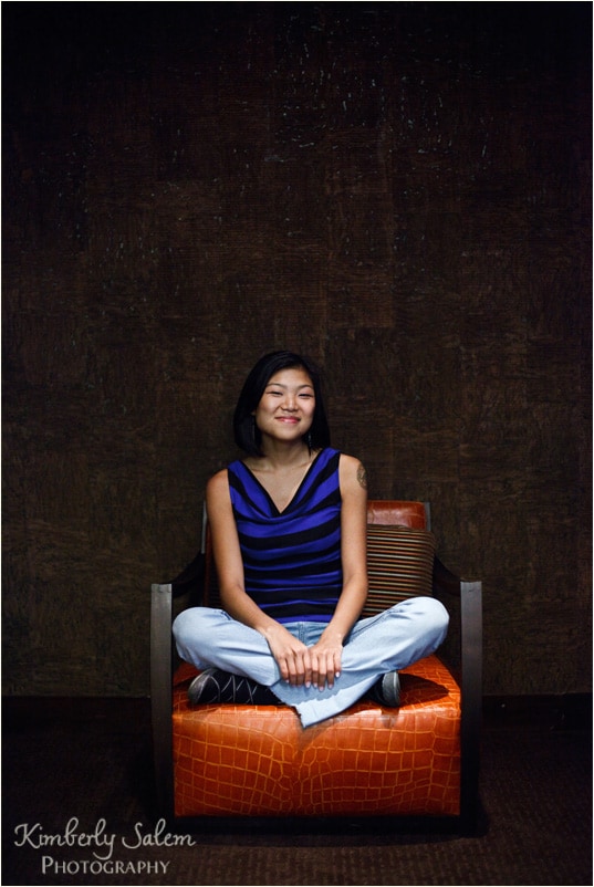 Diana - orange chair