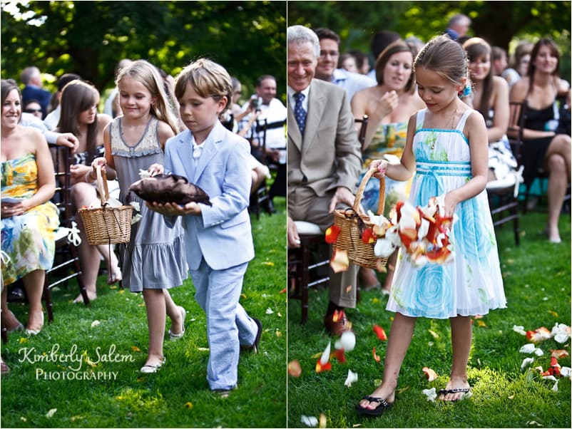 flower girls and ringbearer