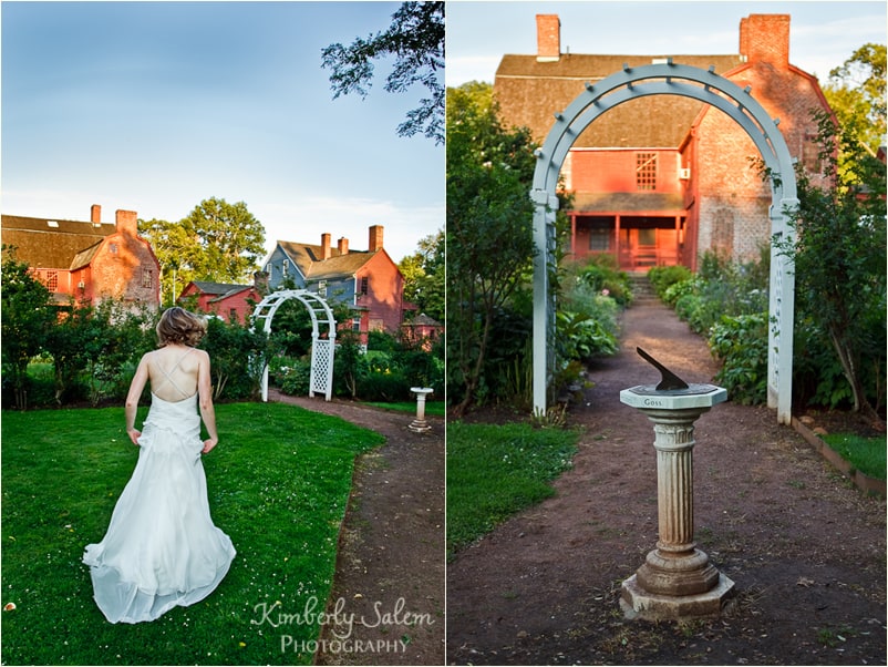 bride and sundial