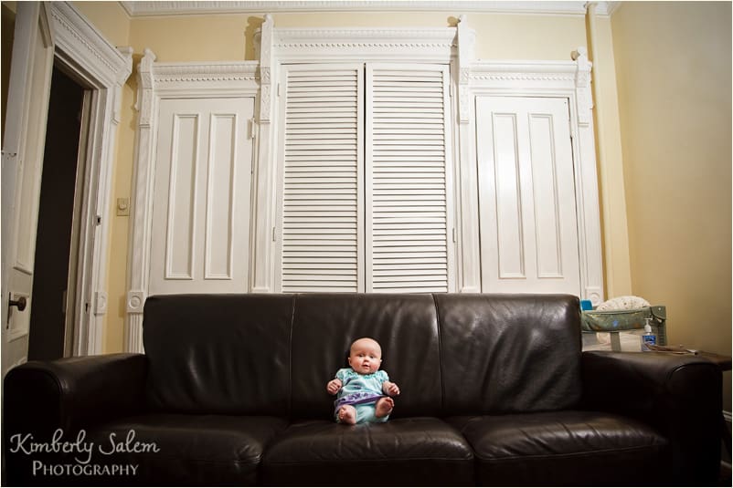 Riley on couch