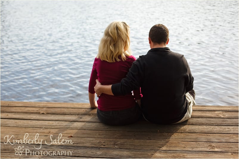 Jenna and Bob on dock