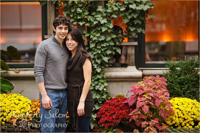 Sarah and David fall colors