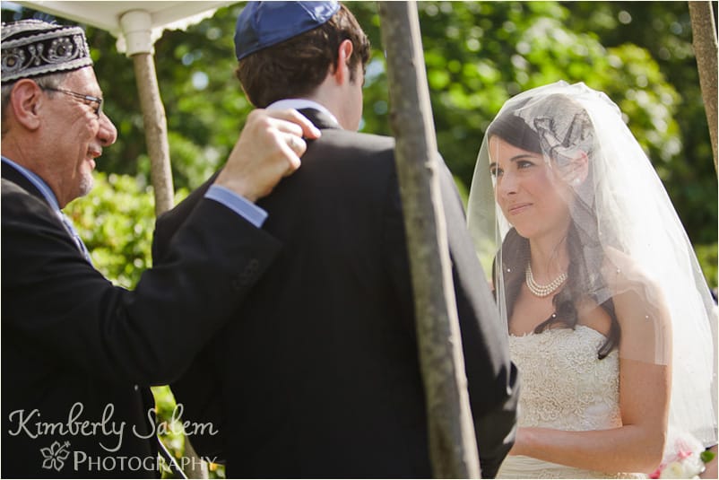 wedding ceremony under the chuppah