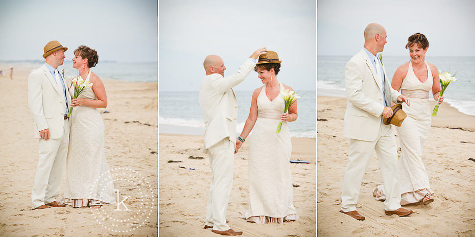 bride and groom beach portraits