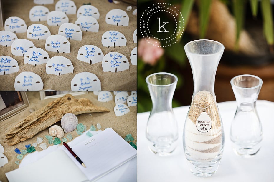 beach wedding - sand details