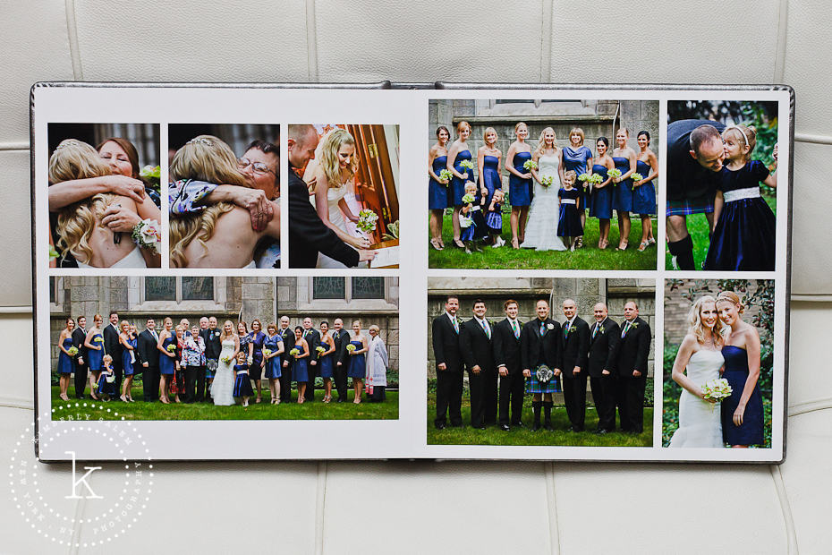 wedding album spread - formals - 10