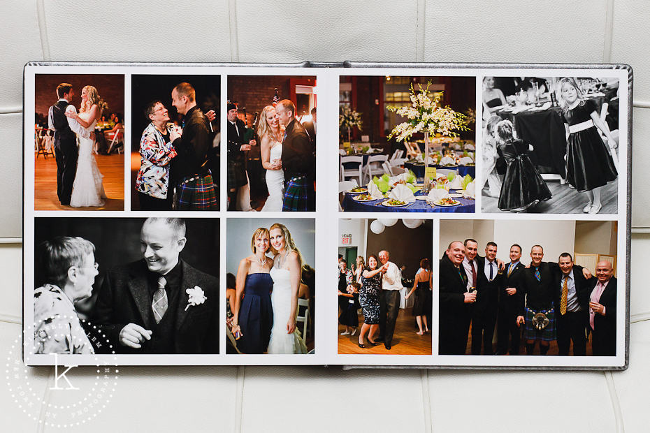 wedding album spread - dances and details - 14