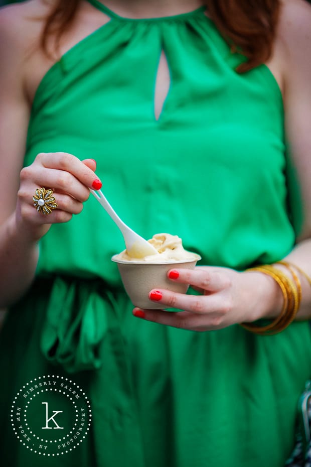 new york engagement - ice cream and jewelry detail