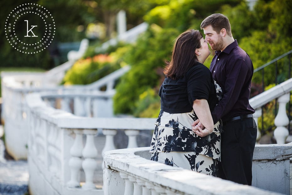 engaged couple - argyle park long island