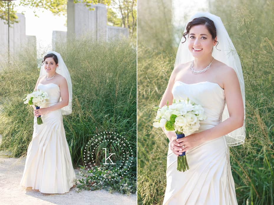 bridal portrait in Battery Park