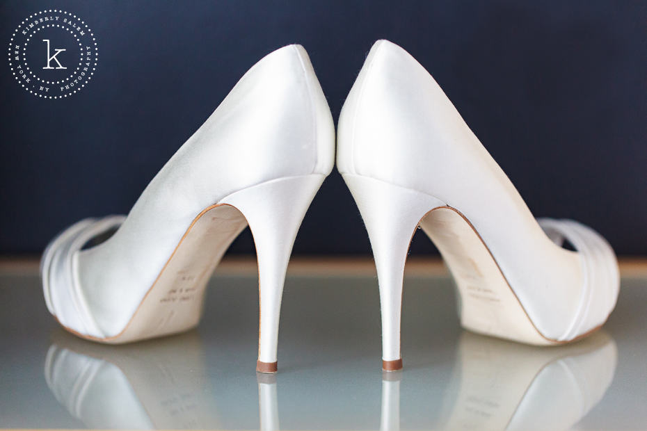 white high heels for bride