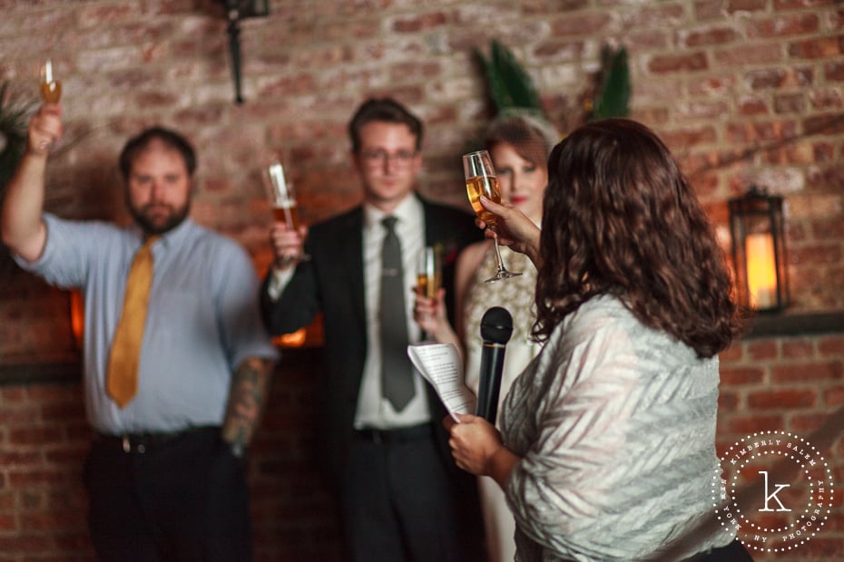 maid of honor toast at wedding