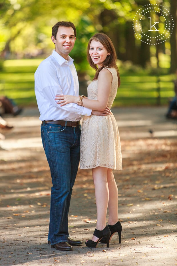 central park engagement - The Mall