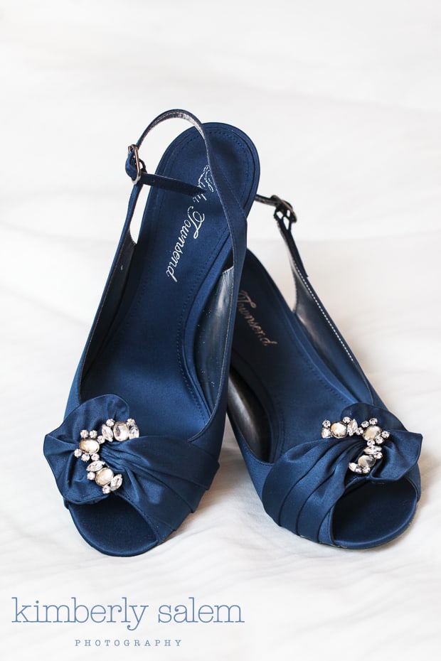 navy blue wedding shoes