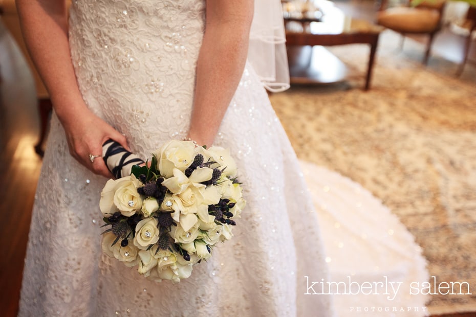 bridal bouquet detail