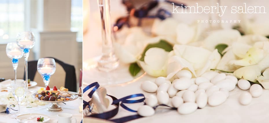 wedding desserts and jordan almonds