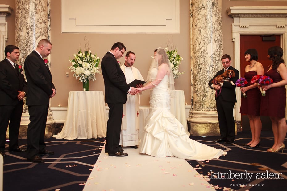 wedding ceremony at W hotel