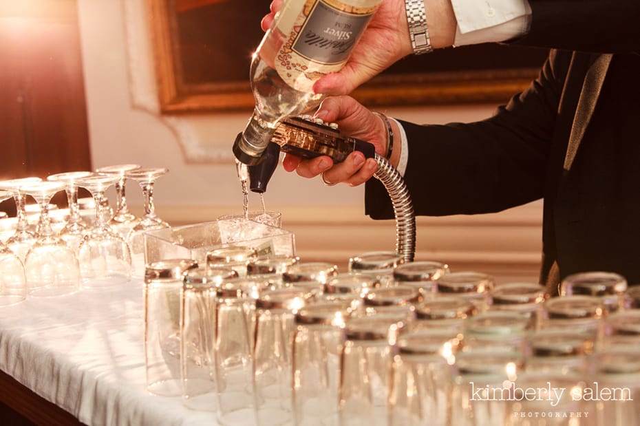 bartender pouring a drink - detail