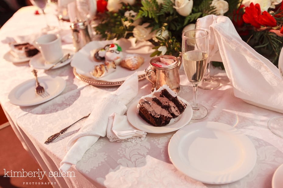 wedding cake ready to eat