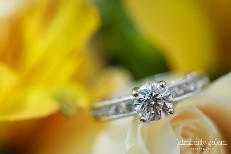 engagement ring detail