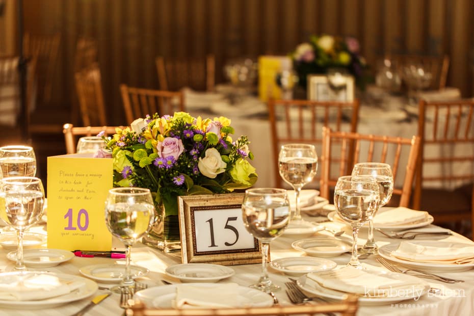 wedding reception - table detail