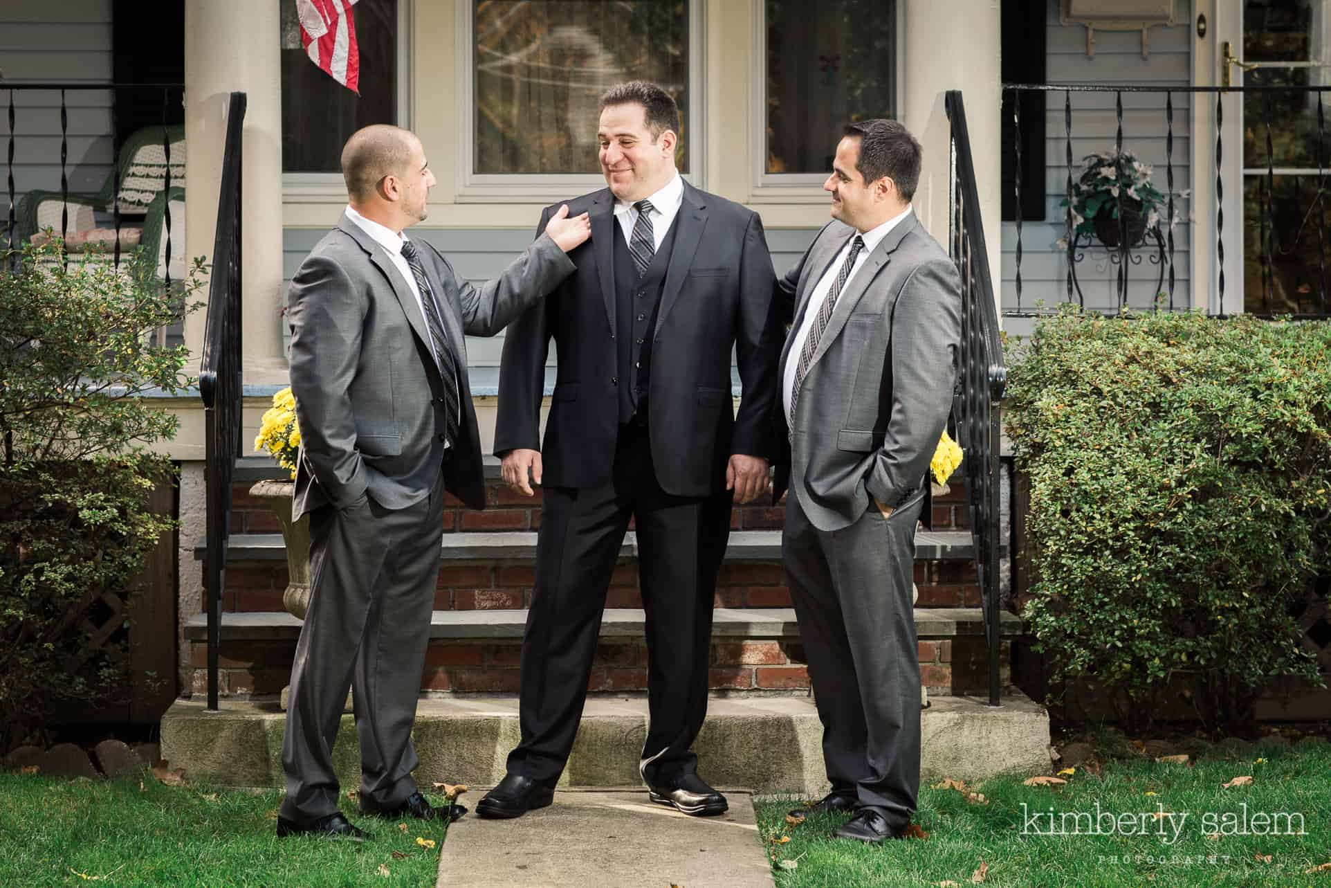 the groom and his two best men